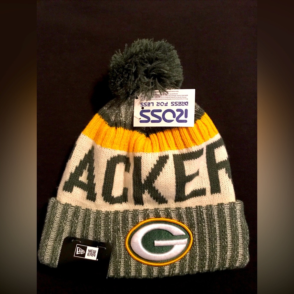 NWT New Era Green Bay Packers Knit Beanie